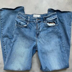 SOLD Abercrombie kids girls jeans with rhinestones